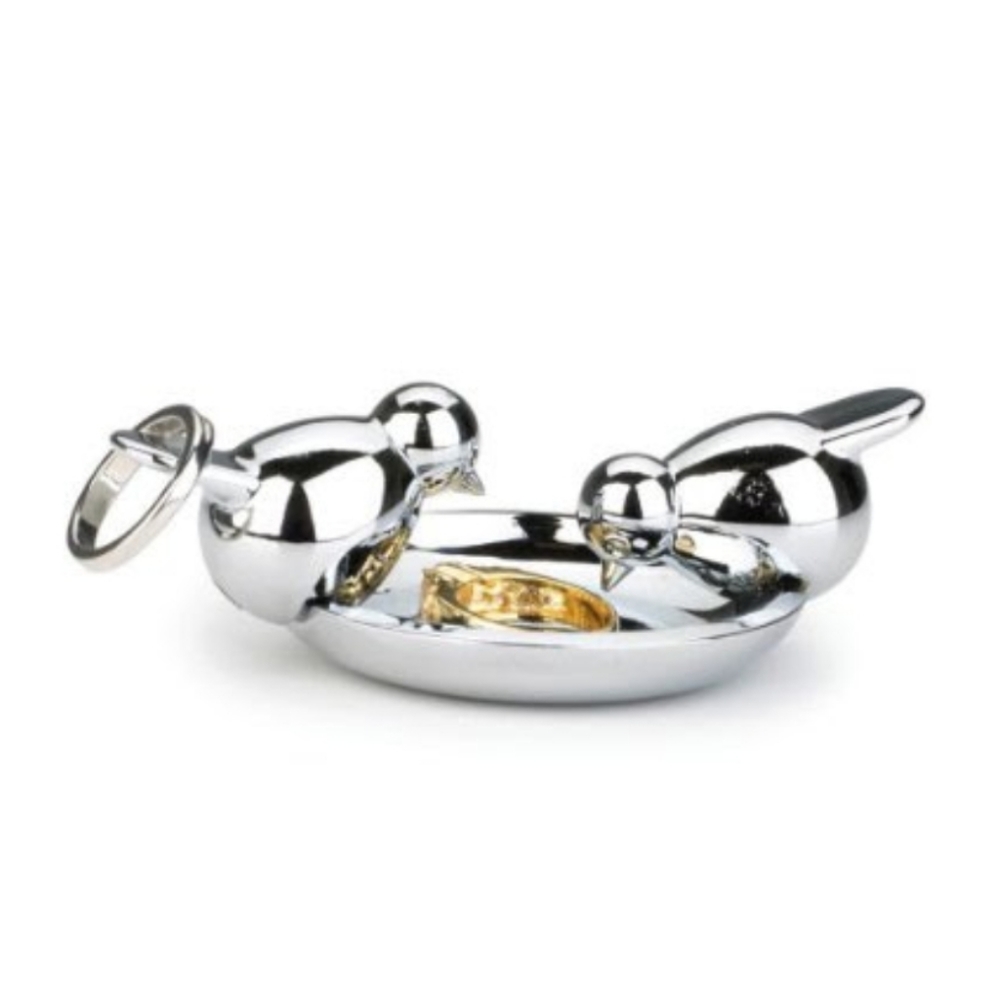 ❣️ Umbra Muse Chrome Plated Bird Bath Ring Holder